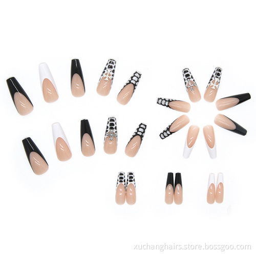 Free Sample False Nails Various Color Wholesale Custom Long Press On Nails For Women